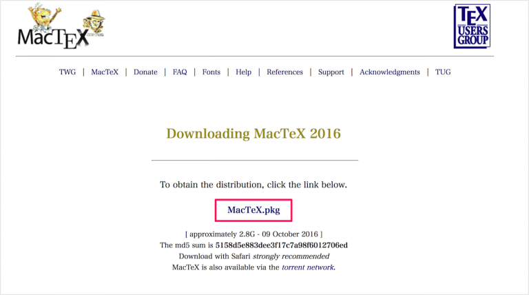 install mactex
