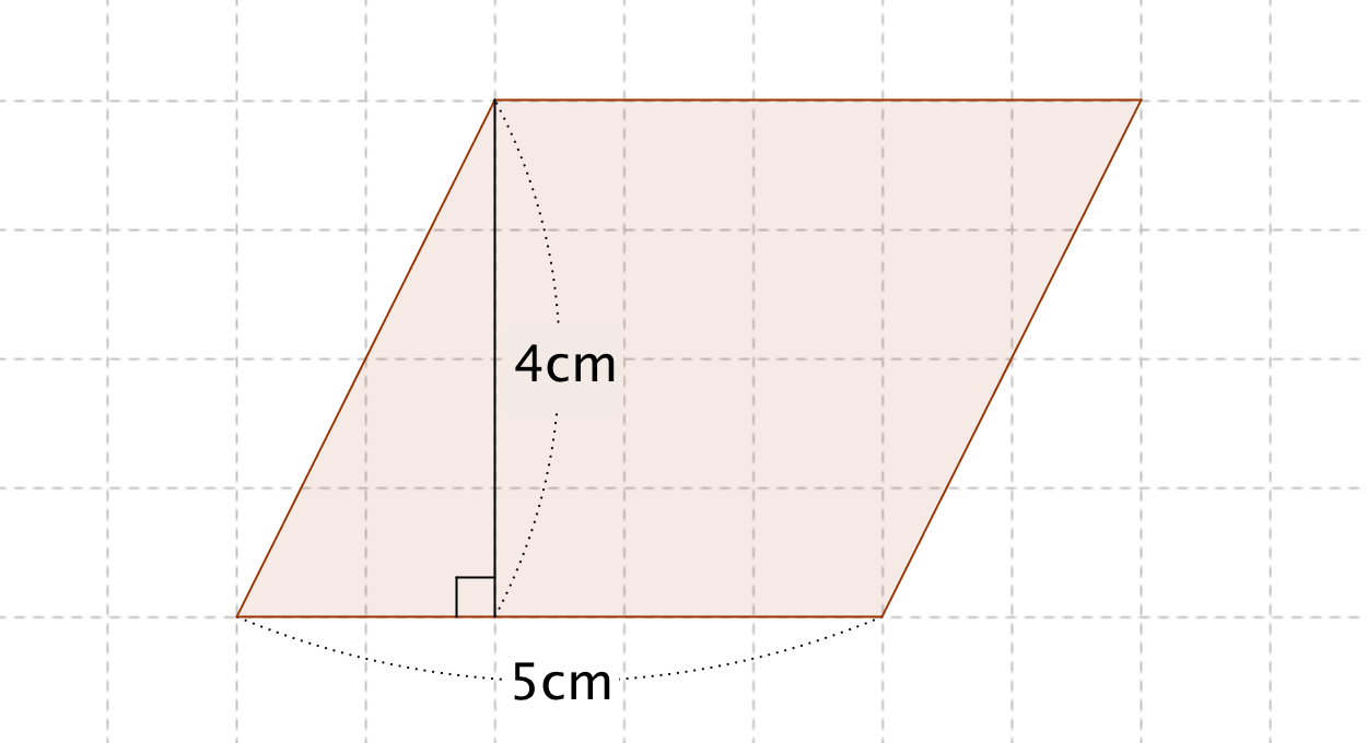 平行四辺形の面積の公式 算数の公式